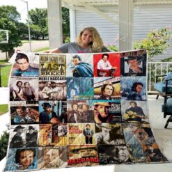 Merle Haggard Blanket Quilt TH21