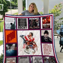 Rocky Balboa Blanket Quilt TH21