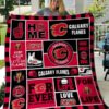 Calgary Flames 1 Quilt Blanket Quilt Rze1