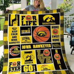 Iowa Hawkeyes 1 Blanket Quilt TN