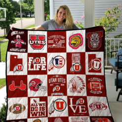 Utah Utes Blanket Quilt TN
