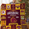 Brisbane Broncos 3 Blanket Quilt Rze1