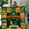 Miami Hurricanes Blanket Quilt Rze2