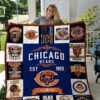Chicago Bears 1 Blanket Quilt Rze1