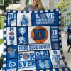Duke Blue Devils Blanket Quilt Rze1