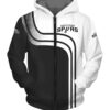 San Antonio Spurs Hoodie Zip Hoodie 3D Rze2