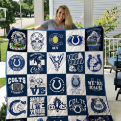 Indianapolis Colts Blanket Quilt Blanket Rze