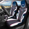 New England Patriots Lover White Seat Covers Rze2