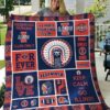 Illinois Fighting Illini Blanket Quilt Rze2