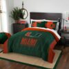 Miami Hurricanes Bedding Set Rze1