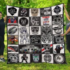 New Zealand Warriors Blanket Quilt Rze1