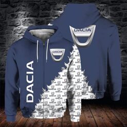 Dacia Hoodie Zip Hoodie 3D TN