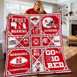 Nebraska Cornhuskers i0 Blanket Quilt TR21