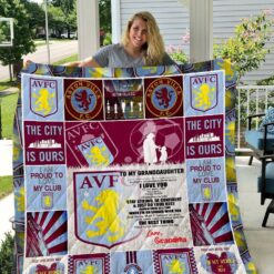 Aston villa Blanket Quilt Rze2