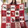 Ball State Cardinal  Blanket Quilt Rze2