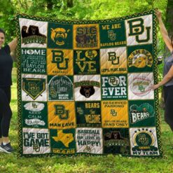 Baylor Bears Blanket Quilt Rze2