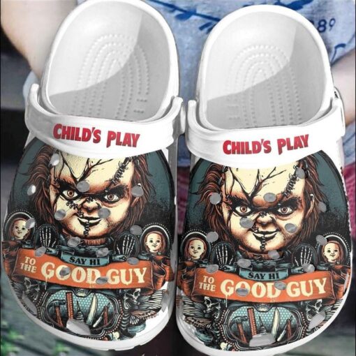 Chucky Doll Childs play hallowen crocs clog shoes