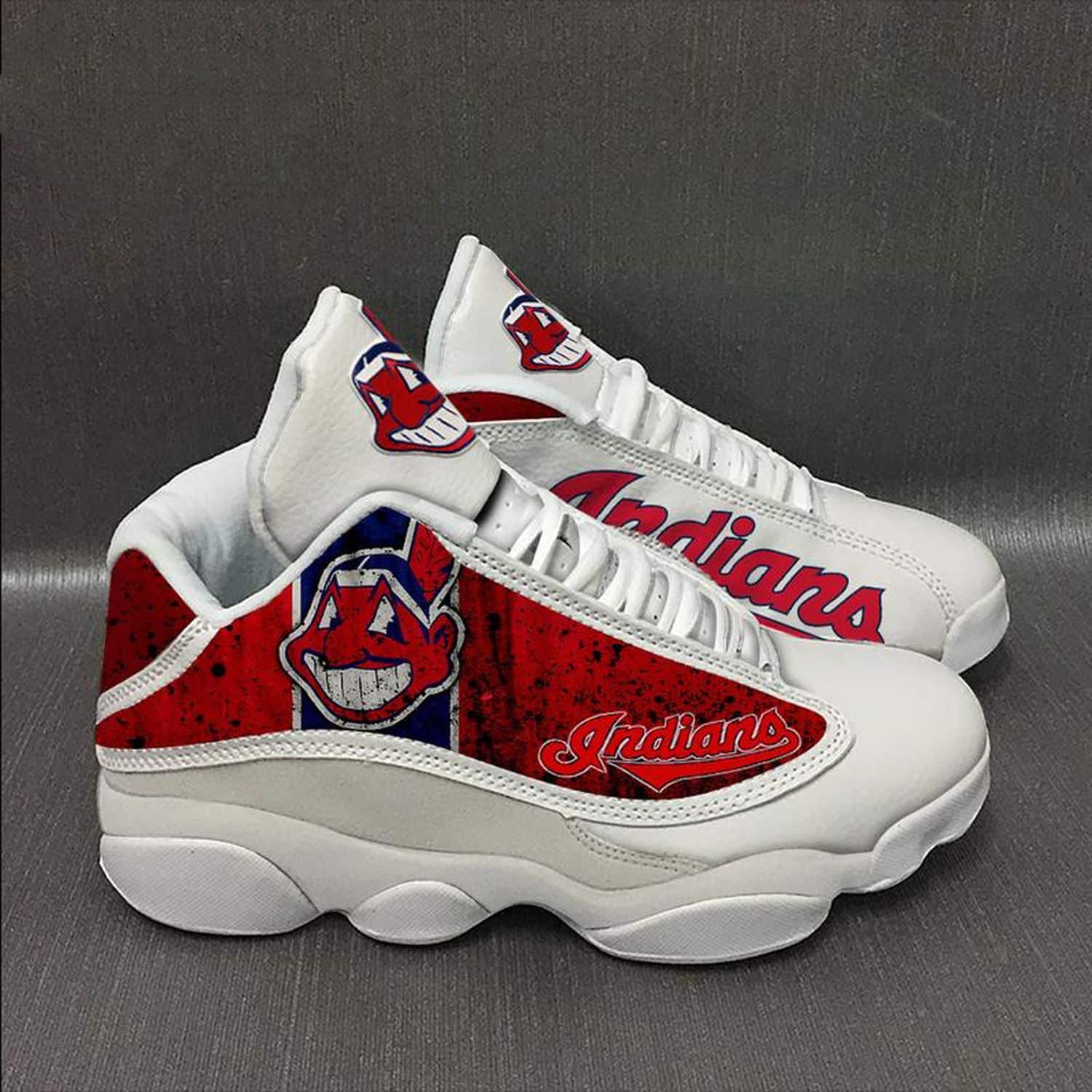 MLB Cleveland Guardians Full Print Air Jordan 13 Shoes Cleveland 2