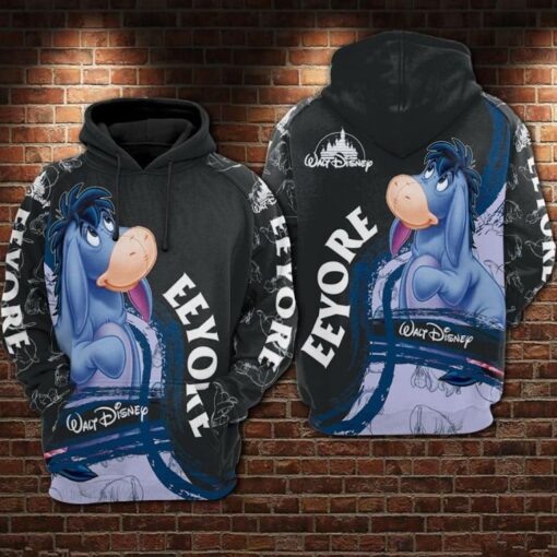 Eeyore2BCartoon2BWinnie2BThe2BPooh2BMovie2BDisney2B62BOver2BPrint2B3d2BZip2BHoodie Fv4Yd