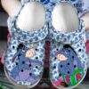 Eeyore blue Flowers Crocband Clog 1