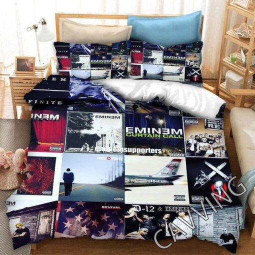 Eminem 3D Printed Bedding Set Duvet Covers Pillow Cases Comforter Bedding Set Bed Linen US