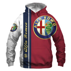 Alfa Romeo a1 Hoodie Zip Hoodie 3D Rze1