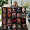 HKOHJHSLH slayer tshirt quilt blanket mockup