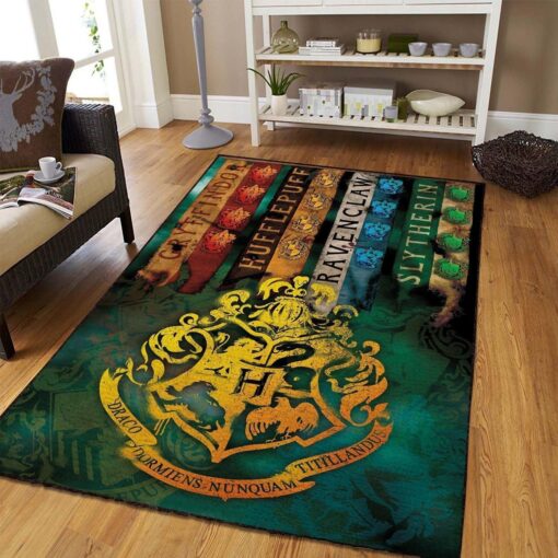 Harry Potter Hogwarts House Area Rug Home Decor 21492319