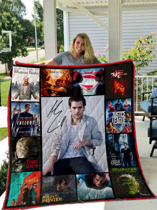 Henry Cavill Quilt Blanket