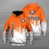 Houston astros team full printing hoodie