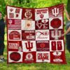 Indiana Hoosiers Quilt  Blanket Rze2