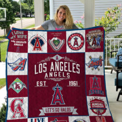 Los Angeles Angels Blanket Quilt L21