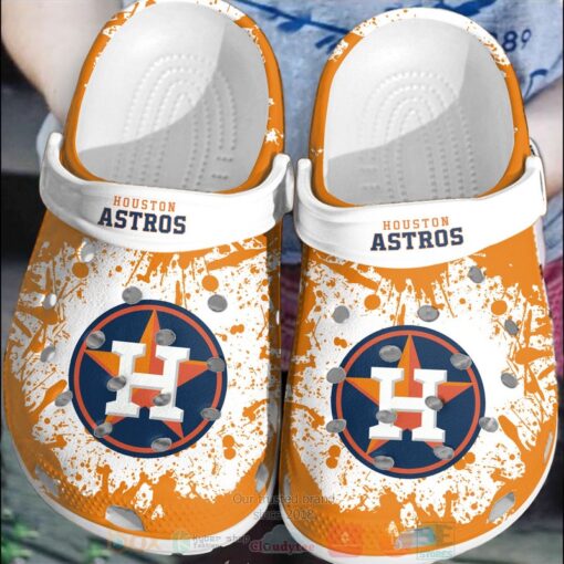 MLB Houston Astros Crocband Crocs Clog Shoes 1