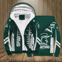 Michigan State Spartans  Lover Fleece Jacket Rze2