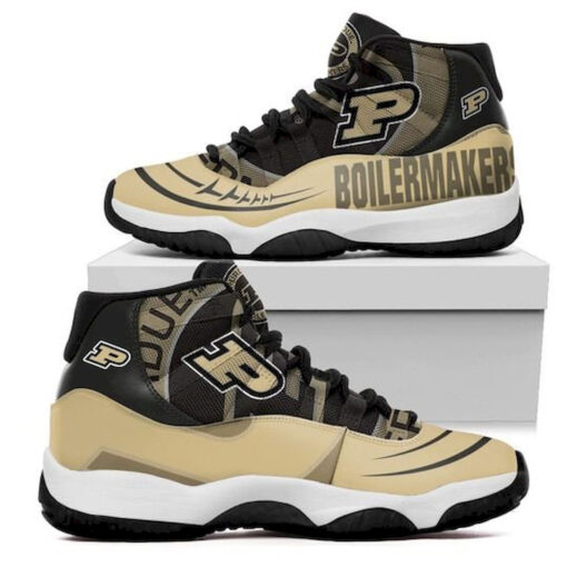 NCAA Purdue Boilermakers New Air Jordan 11 Sneaker Shoes 1