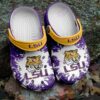 NCAA LSU Tigers and Lady Tigers Crocband Crocs Clog Shoes