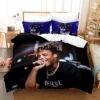 New Juice Wrld Bedding Set Single Twin Full Queen King Size Stars Juice Wrld Bed Set