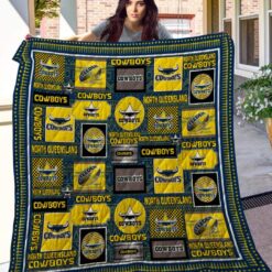 North Queensland Cowboys Quilt  Blanket Quilt  Rze2
