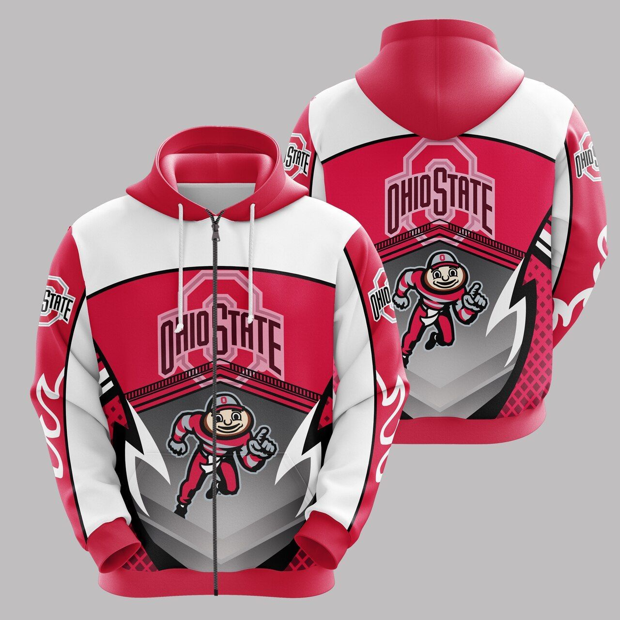Ohio-State-Buckeyes-3D-Printed-HoodieZipper-Hoodie-1.jpg Ohio State Buckeyes 3D Printed HoodieZipper Hoodie 1