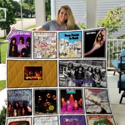 Deep Purple Blanket Quilt TN