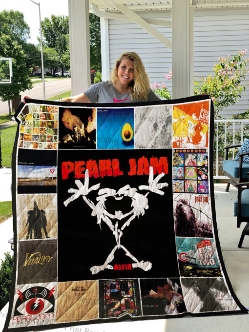 Pearl Jam Albums Cover Poster Quilt Blanket.jpg