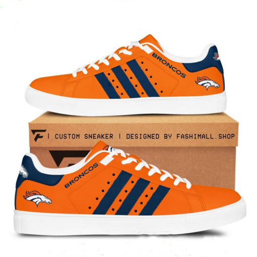 Personalized NFL Denver Broncos Stan Smith Low Top Shoes 1