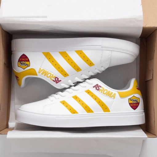 Q3v5UVV2 S2705 016xxxAs Roma yellow white stan smith low top shoes