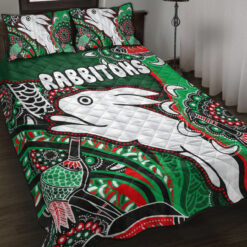South Sydney Rabbitohs Quilt Bedding Set Rze2