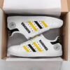 Ramones White Yellow Adidas Stan Smith Low Top Shoes