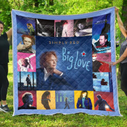 Simply Red Blanket Quilt Rze2