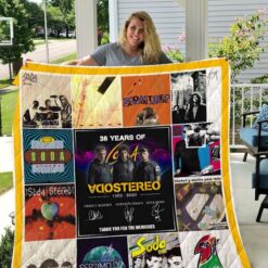 Soda Stereo Blanket Quilt Rze2