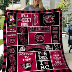 South Carolina Gamecocks Quilt Blanket Quilt Rze2
