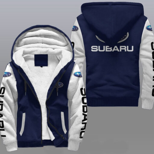 Subaru Car Fleece Hoodie 1 2