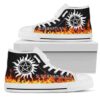 Supernatural Sneakers Fire High Top Shoes Fan High Top Shoes